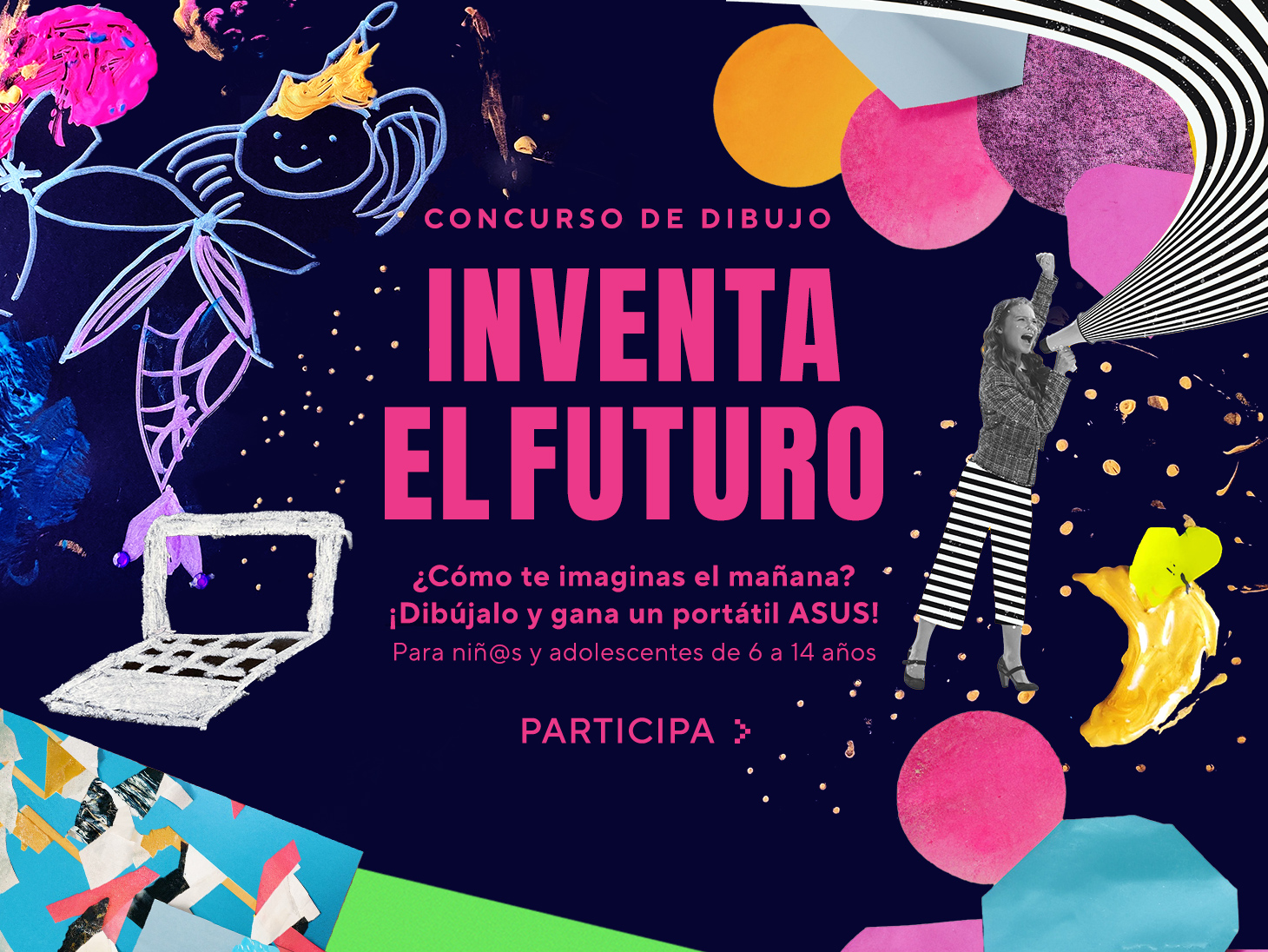 Kids Draw Contest banner mobile